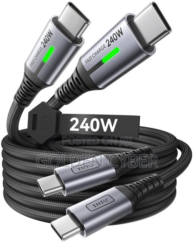 Iniu Usb C to Usb C Cable, 240w Fast Charging · Photo 1