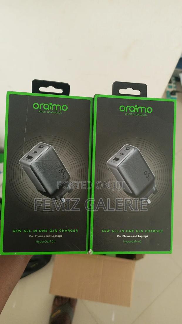 Oraimo Hyper Gan 65 65w Gan Wall Charger Kit + 100w Cc Cable · Photo 4