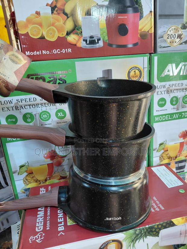 3set Nonstick Saucepan · Photo 1