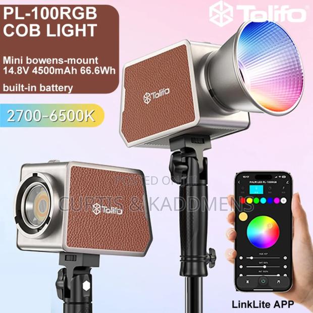 Tolifo Pl-100 RGB (100 Watts)Light With Rechargeable in-Built Battery. · Photo 3
