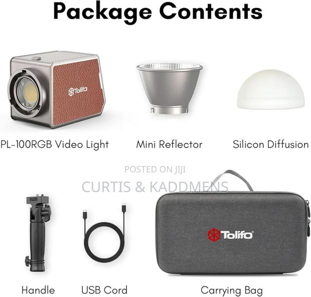 Tolifo Pl-100 RGB (100 Watts)Light With Rechargeable in-Built Battery. · Photo 2