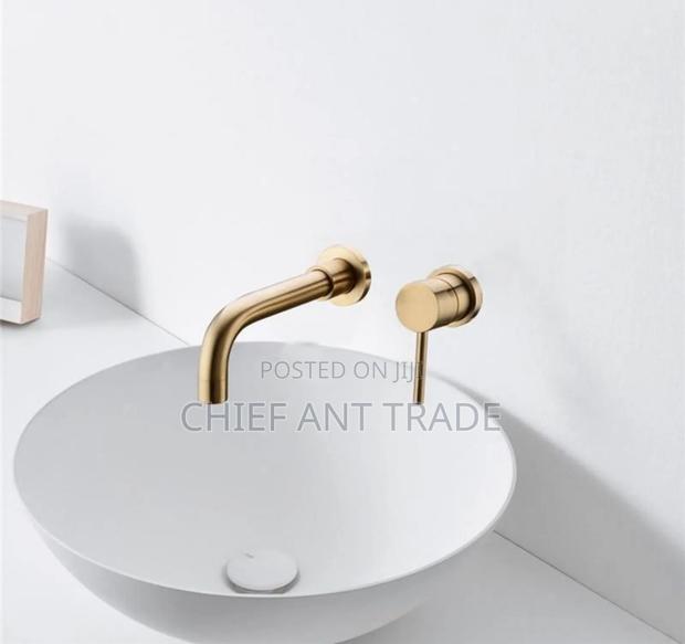 Golden Concealed Wall Faucet Tap. Wal-6 · Photo 4