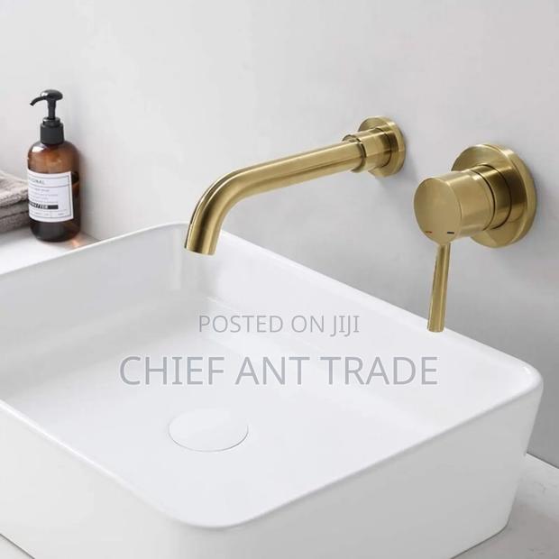 Golden Concealed Wall Faucet Tap. Wal-6 · Photo 5