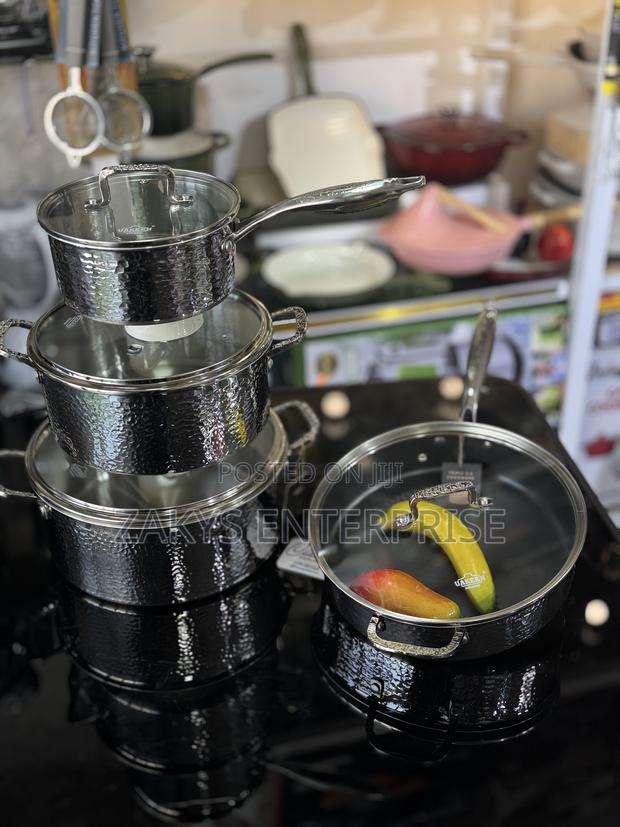 Uakeen Stainless Steel Cookware 8pcs · Photo 1