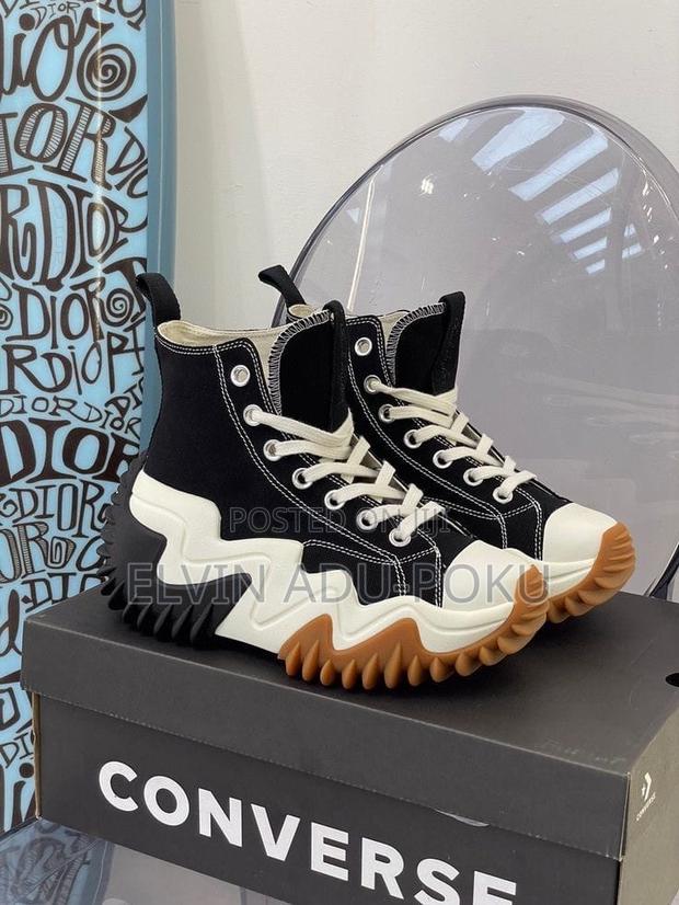 Converse Run Star Hike Hi "Black/White" In Different Style, Swipe >>>> · Photo 2