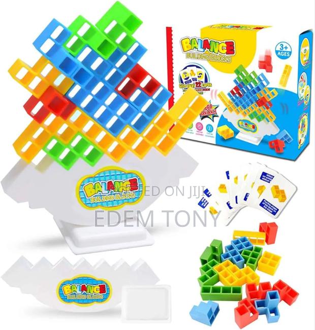48 PCS Balance Building- Tetra Tower Stacking Blocks Game · Photo 3