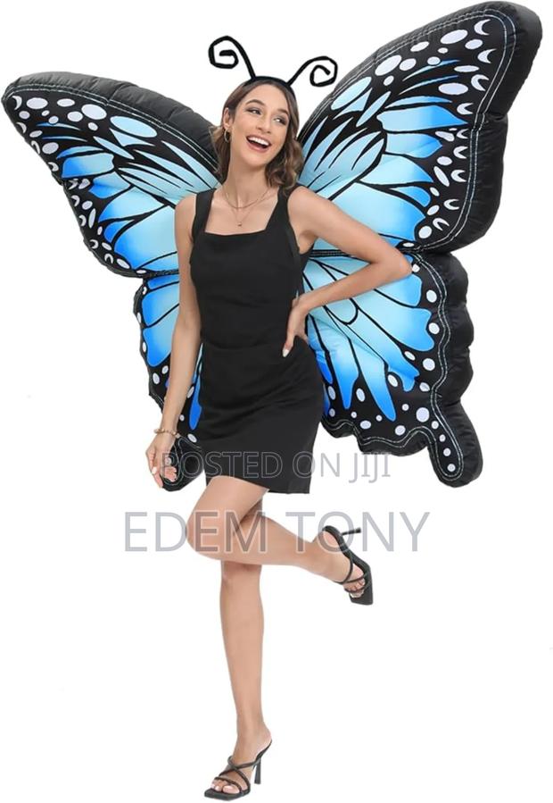 Butterfly Wings Inflatable Costume for Adult Halloween Costumes · Photo 3
