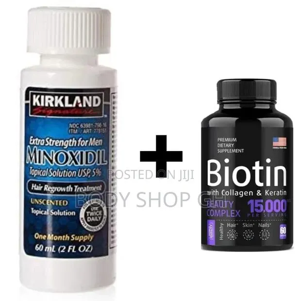 Kirkland Minoxidil + Biotin + Collagen Beard Growth Pack · Photo 1
