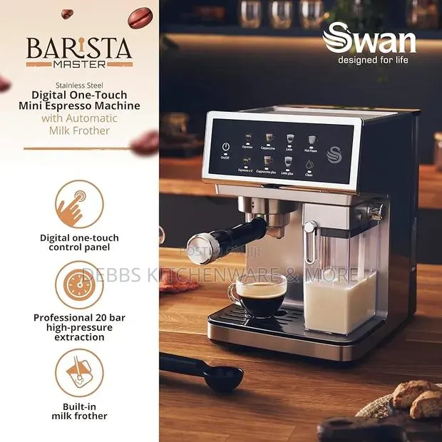 Swan Espresso With Automatic Milk Frother Uk · Photo 1
