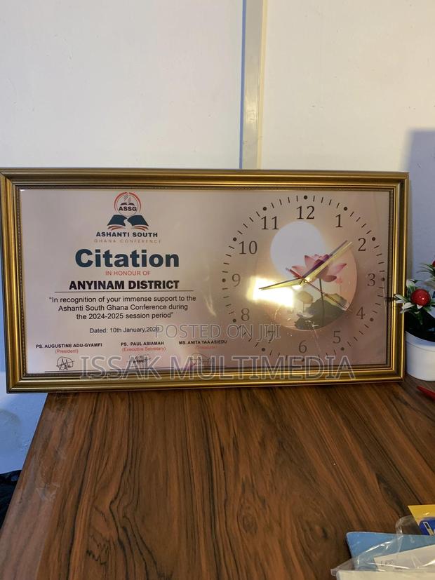 Citation With Clock 12 X 24in · Photo 2