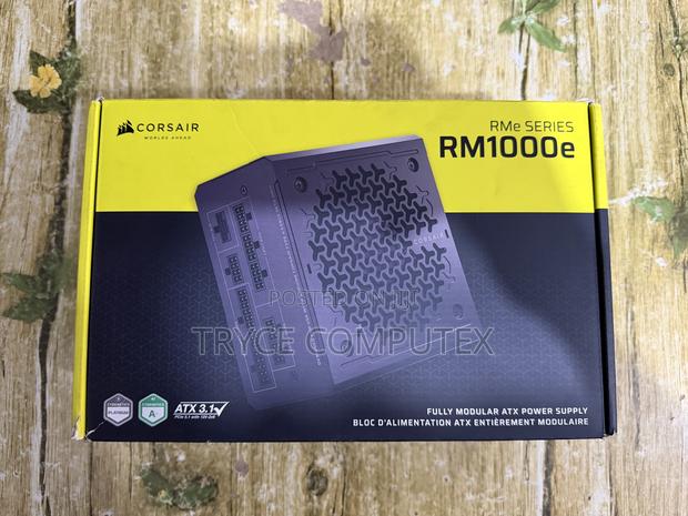 Corsair Rm1000e Atx 3.1 Pcie 5.1 1000w Power Supply · Photo 1
