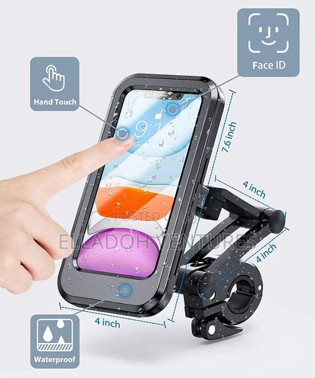 Waterproof Bicycle Motorcycle Phone Holder · Photo 1