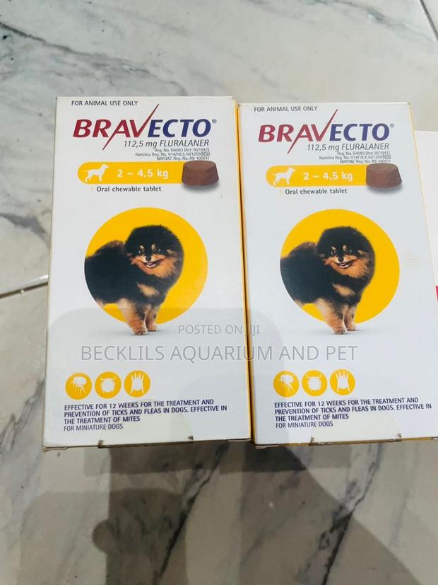 Bravecto Oral Chewable Tablet for Thick’S (2-4.5 Kg ) · Photo 1