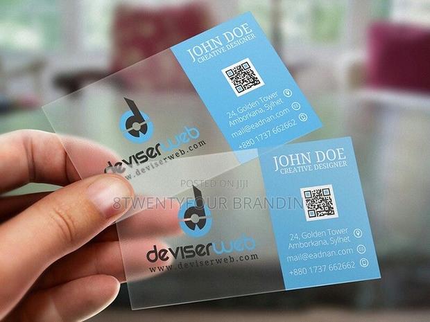 Flexible Luxury Pvc Transparent Cards (Call Cards 100pieces) · Photo 2