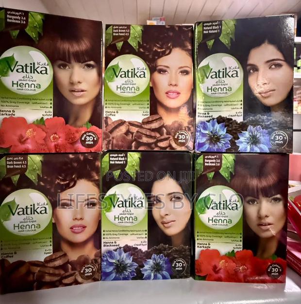 Vatika Henna Hair Coloure Dye (Black, Dark Brown & Burgundy ) · Photo 1