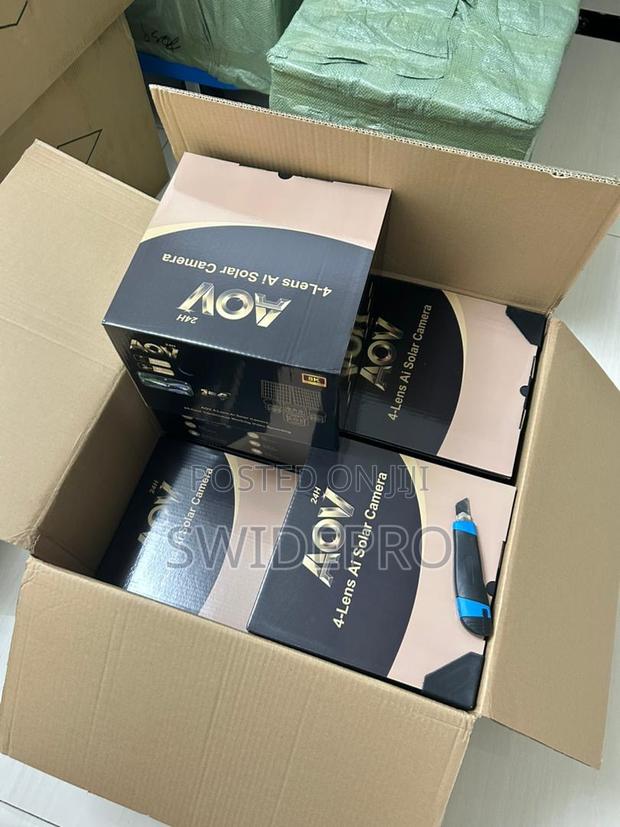 Aov 4 Lens 4g Ai Solar CCTV Smart Camera (4 in 1lens ) · Photo 2