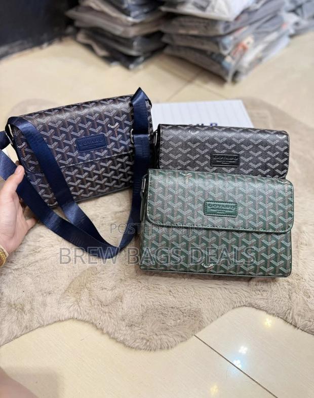 Top Quality Pure Leather Goyard Men Sidebag · Photo 2
