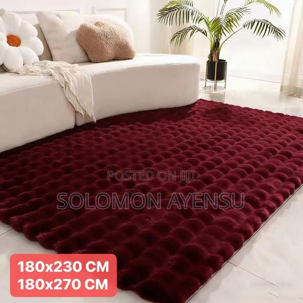 Quality Bubbles Rabbit Hair Carpet Available in Different Colours · Photo 2