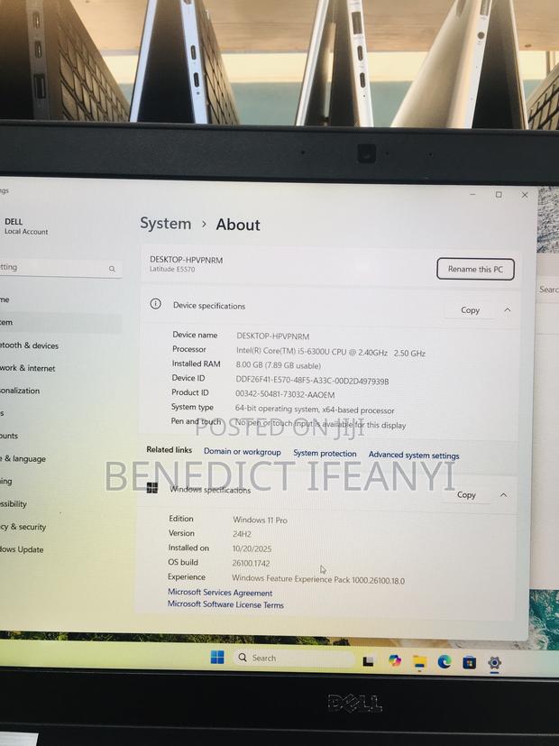 Laptop Dell Latitude 15 E5570 8GB Intel Core I5 SSD 256GB · Photo 1