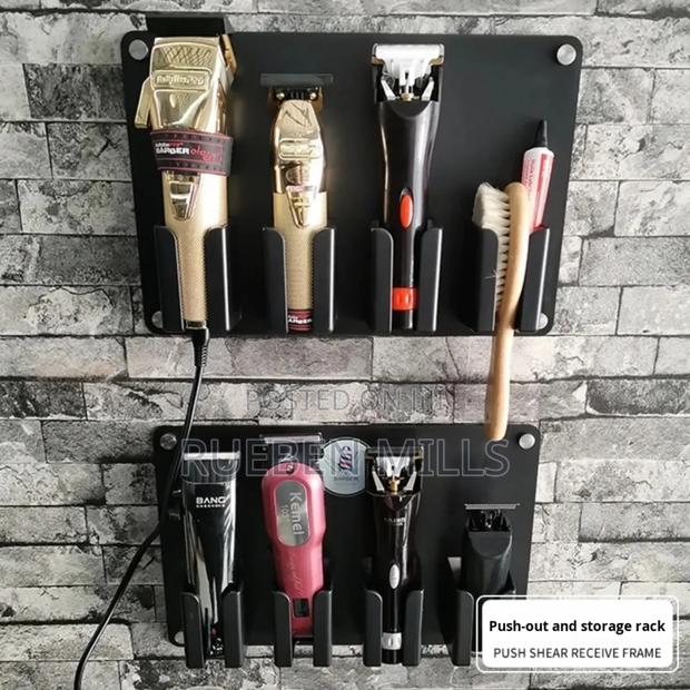 Plastic Frame for Holding Barbering Machine Hair Clipper · Photo 1