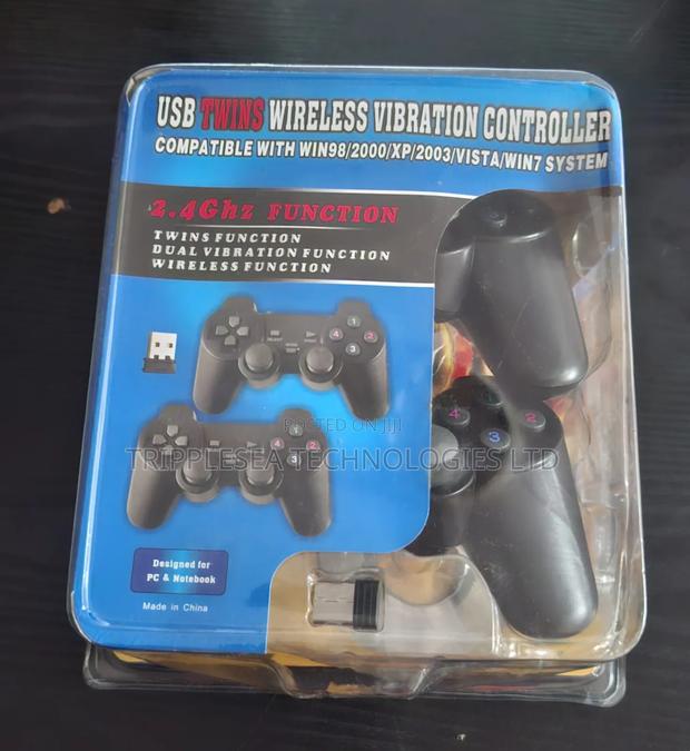 Usb Twin Wireless Gamepad + Shock · Photo 1
