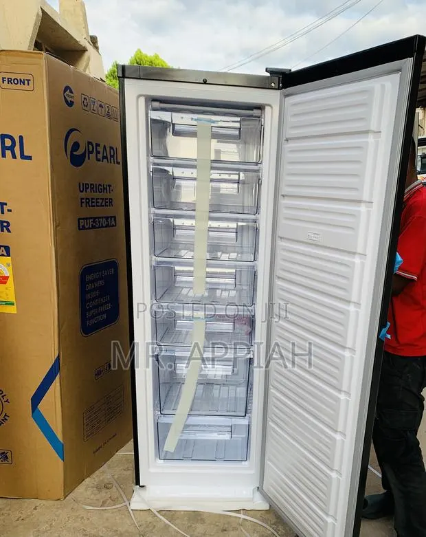 Classic Pearl Puf 370-1a Single Door Upright Standing Freezer(Gray) · Photo 1