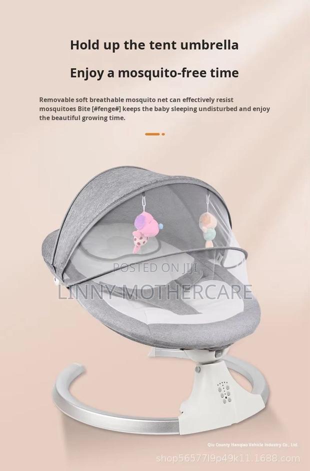 3-in-1 Electric Baby Swing With Remote Bluetooth. · Photo 2