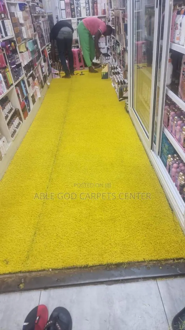 Yellow Artificial Grass Carpets/ Yellow Astroturf · Photo 1