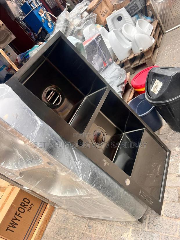 European Cabinet Sink_double Bowl 1 Arm Cabinet Sink_kitchen Sink · Photo 1