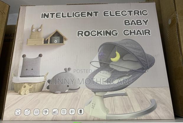 3-in-1 Electric Baby Swing With Remote Bluetooth. · Photo 1