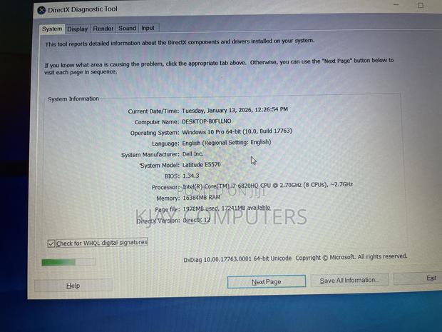 Laptop Dell Latitude 15 E5570 16GB Intel Core i7 SSD 512GB · Photo 6