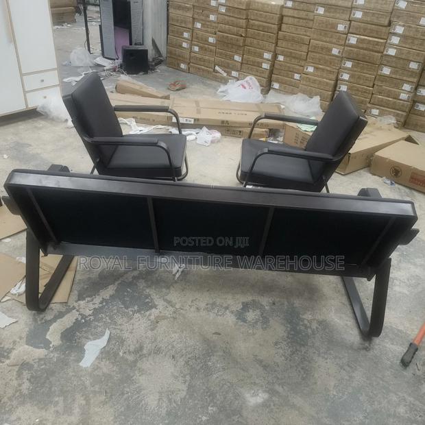 Kinbor 3-Piece Black Reception Chairs · Photo 1