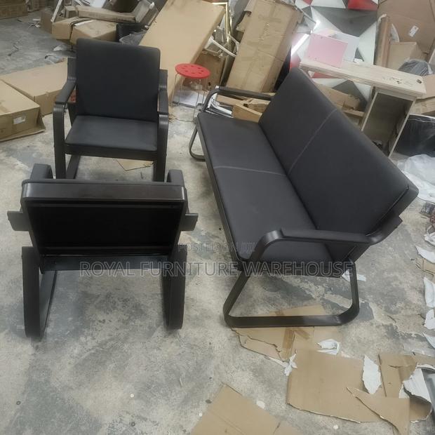 Kinbor 3-Piece Black Reception Chairs · Photo 2
