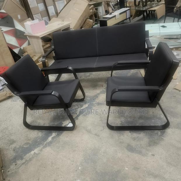 Kinbor 3-Piece Black Reception Chairs · Photo 3