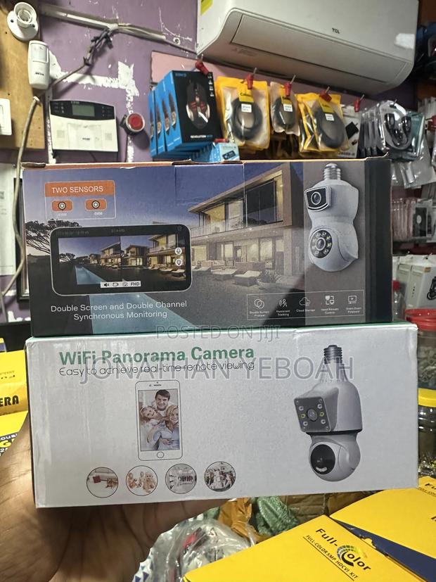 Wifi Bulb Double Lens Cctv Camera · Photo 1