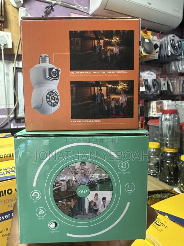 Wifi Bulb Double Lens Cctv Camera · Photo 3