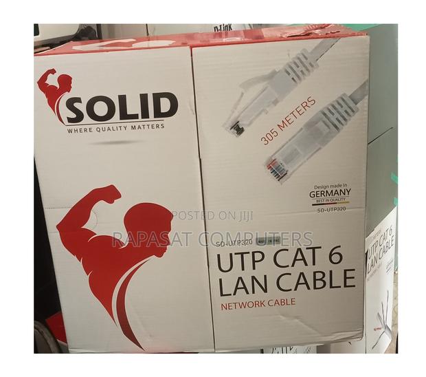 Solid Cat 6 Utp Indoor Cable 305m · Photo 1