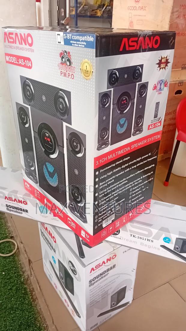 Asano as-104 Speaker System – Deep Bass Clear Audio · Photo 1