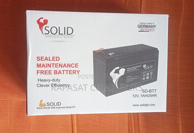 Solid Ups Battery 12v*7.5ah · Photo 1