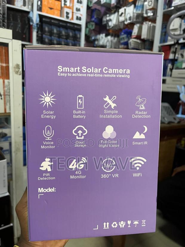 Ptz Solar 3 Lens Cctv Camera Takes Sim · Photo 5
