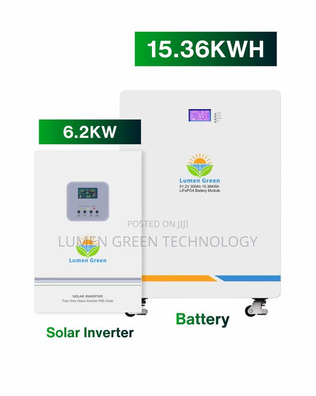 15.36kwh Solar Battery 6.2kw Inverter · Photo 1