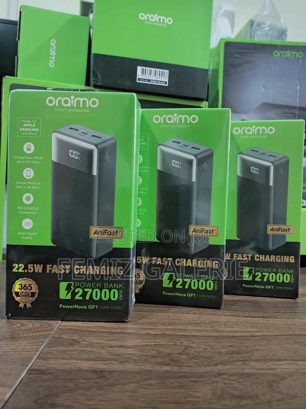 Oraimo Powernova Qf1 27000mah 22.5w Power Bank · Photo 1
