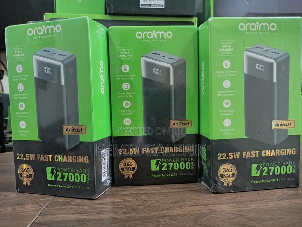 Oraimo Powernova Qf1 27000mah 22.5w Power Bank · Photo 2