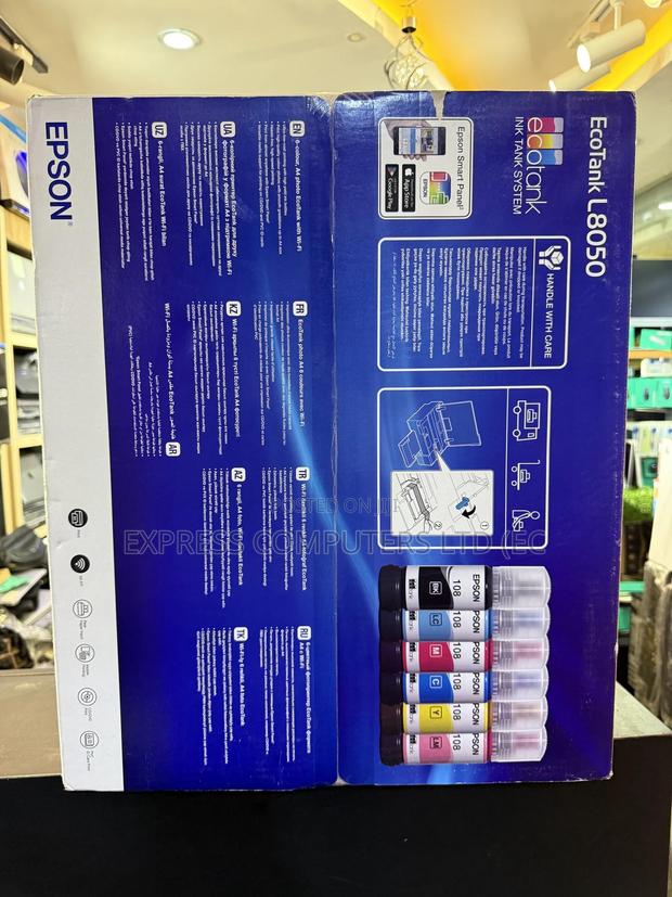 Epson Eco Tank L8050 A4 Photo Printer With Wi-fi 6 Color Wireless> · Photo 2