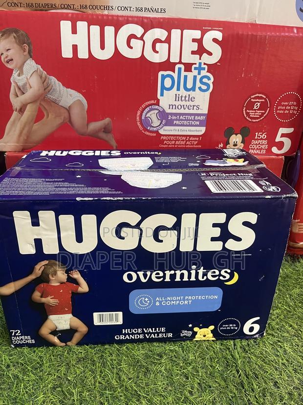 Huggies Overnites Nighttime Diapers Size 6(72counts · Photo 1