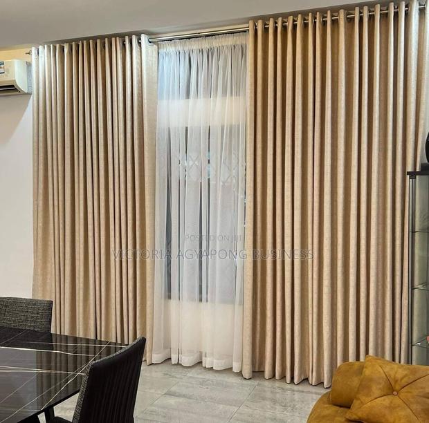 Champagne Color Curtains Available · Photo 1