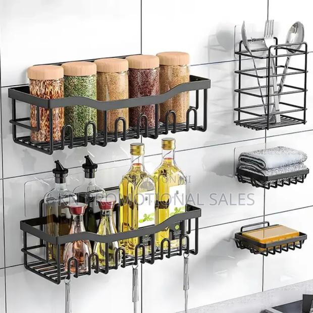 5 in 1 Bathroom / Kitchen Rack Set · Photo 1