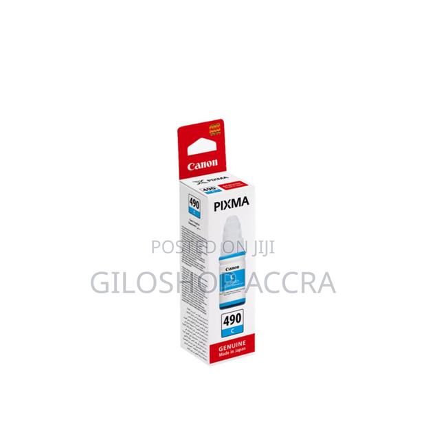 Canon Original Ink Cartridge Gi-490 PGC Gi490pgc Cyan · Photo 1