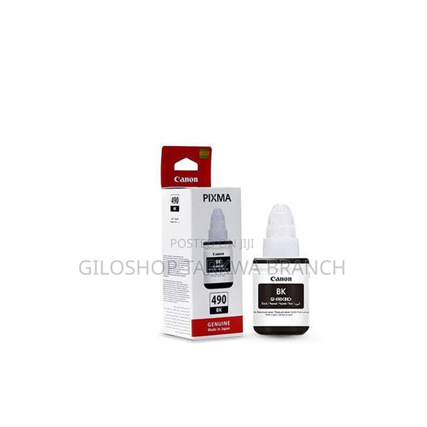 Canon Original Ink Cartridge Gi-490 PGBK Gi490pgbk Black · Photo 1