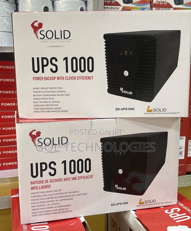 Ups 1000va Solid Power Backup With Clever Efficiency 600w · Photo 2